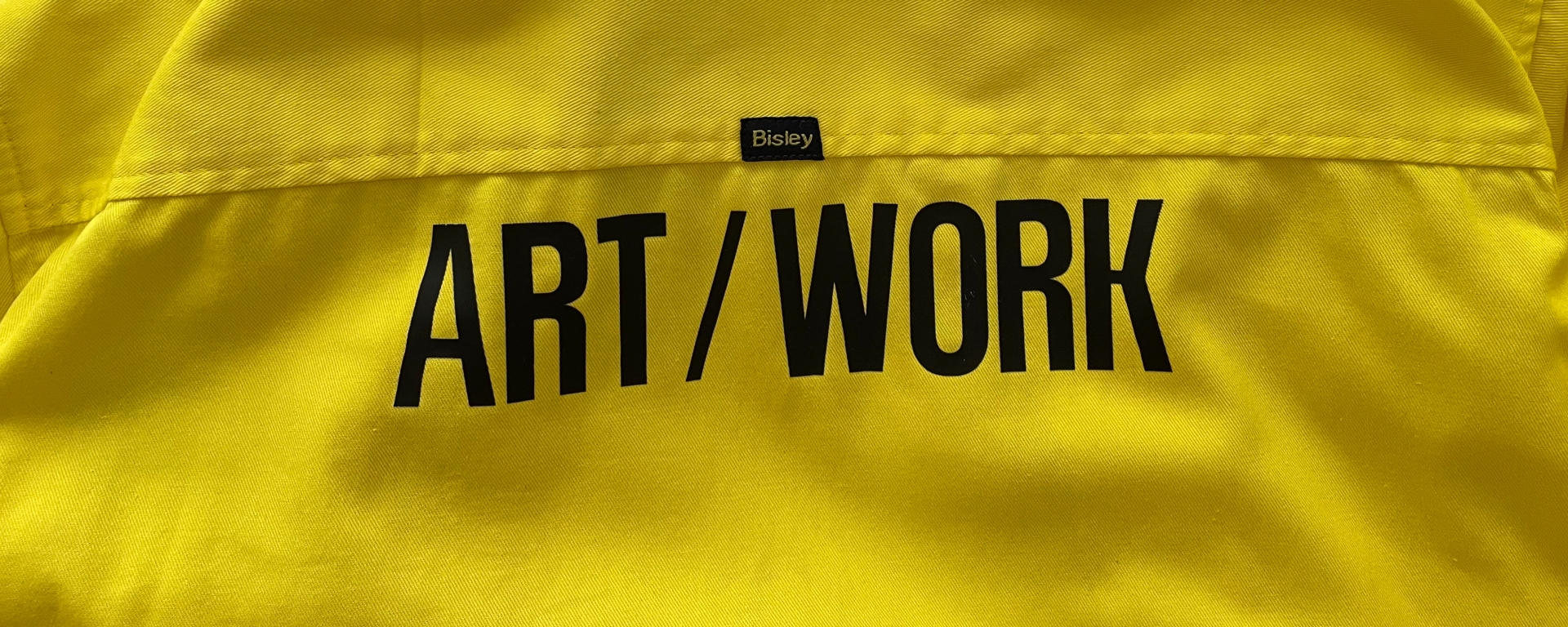 Hi-vis Bisley shirt with Art/Work on it by Ray Monde